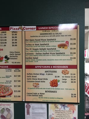 Menu photo 3 Pizza Corner Brea, CA Menu photo 3 Pizza Corner Brea, CA