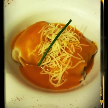 Nuevo Tabernillas - Raviolis rellenos de cigalitas y setas - Signature Cuisine Near Me - Zaragoza, Z