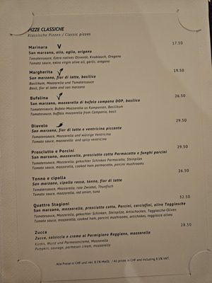 Menu photo 1 Restaurant Positano Zürich, ZH Menu photo 1 Restaurant Positano Zürich, ZH