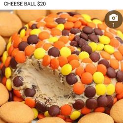 Janey's Heart Attack Shack - COOKIE DOUGH M&M BALL