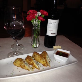 Q Restaurant - Mayonnaise Seafood Rolls (and a 2010 Terrazas Altos del Plata Malbec) - Asian Fusion Near Me - Lemont, Illinois