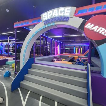 Max Funland - Entrance to trampolines - Arcades Near Me - Brooklyn, New York