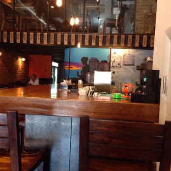 Bul - View of the bar and downstairs and upstairs seating. - Korean Near Me - Washington, DC, District of Columbia
