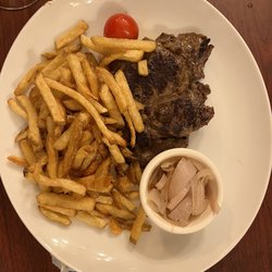La Cheminée Royale - Entrecôte grillée et sauce oignons