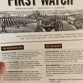 First Watch - Menu - Breakfast & Brunch Near Me - Plano, Texas
