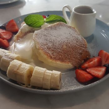 Basilur - Souffle pancakes with fruit. Give yourself time cuz it takes a while to prepare. - Coffee & Tea Near Me - Buena Park, California Basilur - Souffle pancakes with fruit. Give yourself time cuz it takes a while to prepare. - Coffee & Tea Near Me - Buena Park, California