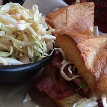 Sena On Myrtle - Pastrami sandwich! Coleslaw was a little too "onion" flavored for my taste - New American Near Me - Monrovia, California Sena On Myrtle - Pastrami sandwich! Coleslaw was a little too "onion" flavored for my taste - New American Near Me - Monrovia, California