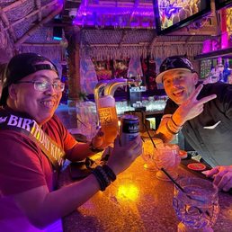 Gary pouring me out one of my favorite beers in a custom branded tallboy to take home.