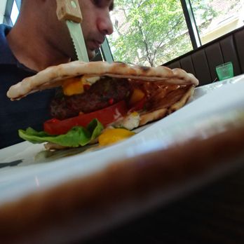 Natural Kitchen - Lamb burger - my husband really enjoyed it - British Near Me - London, XGL