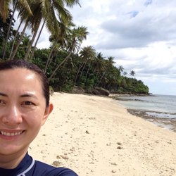 Kembali Coast - Selfie by the shore