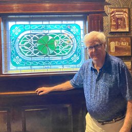 Love this stained glass.