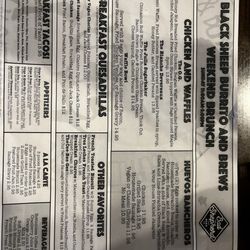 Black Sheep Burrito and Brews - Great, diverse menu!!!