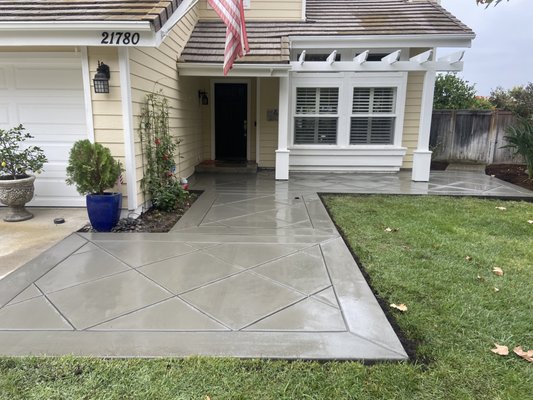 Front Yard Curb Appeal - Here are some examples of concrete work that enhance curb appeal Front Yard Curb Appeal - Here are some examples of concrete work that enhance curb appeal