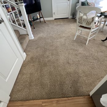 Go Pros Carpet & Tile Cleaning - This is the main traffic area. It's not clean at all. I paid extra for the area in front of the kitchen and the entry door. - Carpet Cleaning Near Me Go Pros Carpet & Tile Cleaning - This is the main traffic area. It's not clean at all. I paid extra for the area in front of the kitchen and the entry door. - Carpet Cleaning Near Me