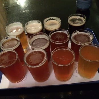 Folklore Brewing & Meadery - Their large flight (10x beers and 2x Rattlers) - Breweries Near Me - Dothan, Alabama