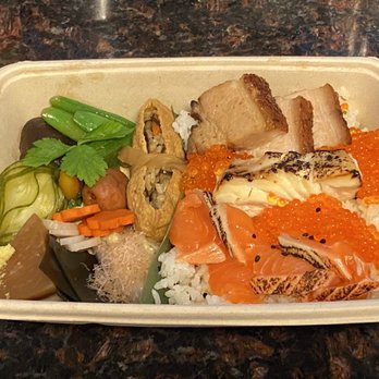 Nisei - Bento box with trout roe topping - Japanese Near Me - San Francisco, California Nisei - Bento box with trout roe topping - Japanese Near Me - San Francisco, California