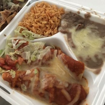Madrigal's - Enchiladas plate - Mexican Near Me - Chino, California