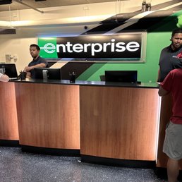 Ronald Reagan Airport Enterprise Rent-A-Car front counter