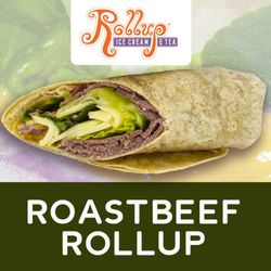 ROLL UP ICE CREAM AND TEA - Rollup Ice Cream & Tea Roast Beef Rollup