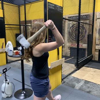 Tribal Axe - Single-handed axe throw - Axe Throwing Near Me - Virginia Beach, Virginia