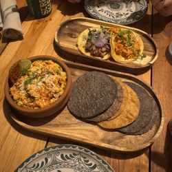 Caravan Cantina - STREET CORN, CHICKEN TINGA TACO, CARNE ASADA TACO