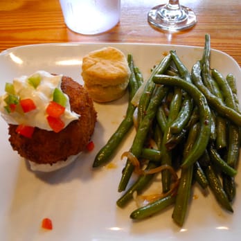 The Basics - Potato cake with green beans - Southern Near Me - Wilmington, North Carolina The Basics - Potato cake with green beans - Southern Near Me - Wilmington, North Carolina