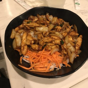 Pho Vietnam - Spicy lemongrass chicken with noodles - Vietnamese Near Me - Raleigh, North Carolina