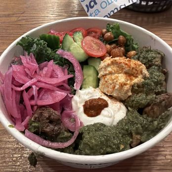 Nick the Greek - Mediterranean Bowl- so good! - Greek Near Me - Daly City, California