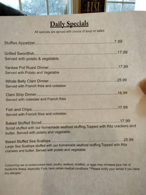 Menu photo 8 The Middle of Nowhere Diner Exeter, RI