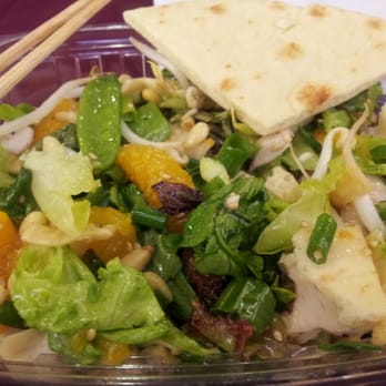 Aloha Salads - Mandarin ginger chicken salad.... no carrota, extra bean sprouts, sub pina nuts - Sandwiches Near Me - Honolulu, Hawaii