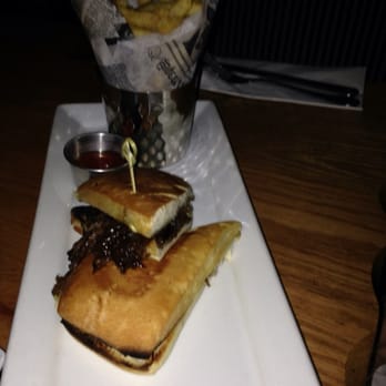 Pier 115 - Short rib panini with gruyere - Sports Bars Near Me - Edgewater, New Jersey