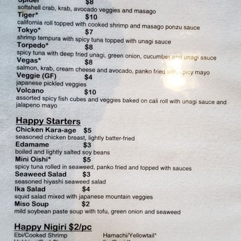Sushi Konami - MENU - Japanese Near Me - Auburn, Washington