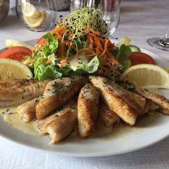 Le Leman - Lac Léman perch salad - Seafood Near Me - Nyon, VD