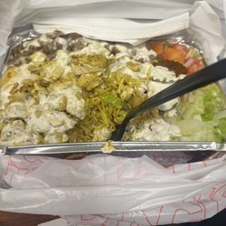 Halal taza - Combo over rice!