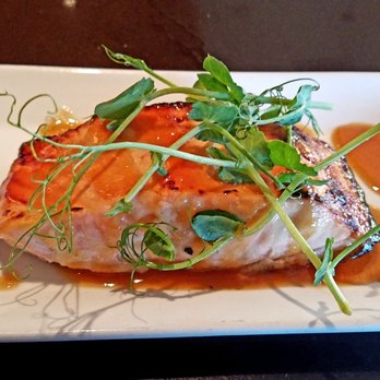 Star Noodle - Miso Salmon - Charbroiled with Su Miso Sauce ($12.00) - Asian Fusion Near Me - Lahaina, Hawaii Star Noodle - Miso Salmon - Charbroiled with Su Miso Sauce ($12.00) - Asian Fusion Near Me - Lahaina, Hawaii