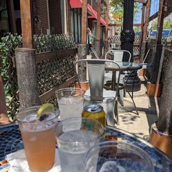 Sidewalk patio