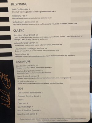 Menu photo 5 Blue Flame Daytona Beach, FL