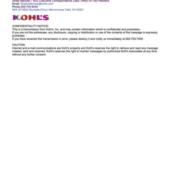 Kohl's - Their idiotic response - Department Stores Near Me - MENOMONEE FALLS, Wisconsin Kohl's - Their idiotic response - Department Stores Near Me - MENOMONEE FALLS, Wisconsin