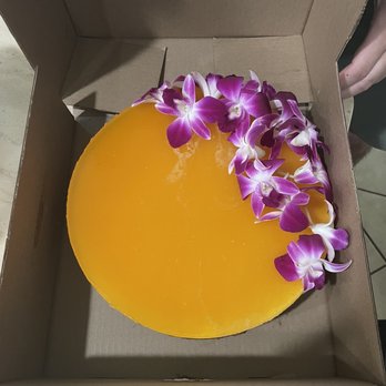 Nordic Princess Cheesecake - Passion fruit cheesecake with beautiful flowers provided as decoration - Bakeries Near Me - Santa Ana, California Nordic Princess Cheesecake - Passion fruit cheesecake with beautiful flowers provided as decoration - Bakeries Near Me - Santa Ana, California