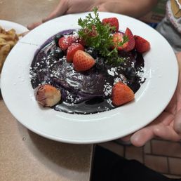 Ube coconut pancakes Ube coconut pancakes