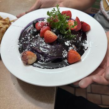 Sue’s Place - Ube coconut pancakes - Breakfast & Brunch Near Me - Pinole, California Sue’s Place - Ube coconut pancakes - Breakfast & Brunch Near Me - Pinole, California