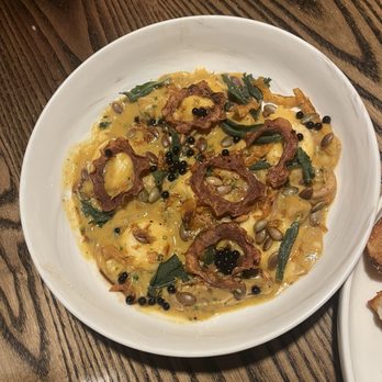 Kindred - butternut squash ravioli - Wine Bars Near Me - Saratoga Springs, New York Kindred - butternut squash ravioli - Wine Bars Near Me - Saratoga Springs, New York