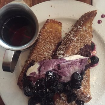 Peaches Grand - side of French toast with blueberries and lemon ricotta.. so good - Seafood Near Me - Brooklyn, New York Peaches Grand - side of French toast with blueberries and lemon ricotta.. so good - Seafood Near Me - Brooklyn, New York