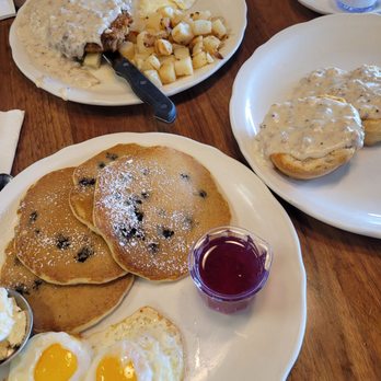 The Original Pancake House - Blue berry pancakes, biscuits and gravy and country fried steak. - Pancakes Near Me - Maple Valley, Washington The Original Pancake House - Blue berry pancakes, biscuits and gravy and country fried steak. - Pancakes Near Me - Maple Valley, Washington