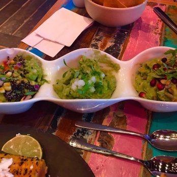 Tacology - Trio of different guacamole - Mexican Near Me - Miami, Florida