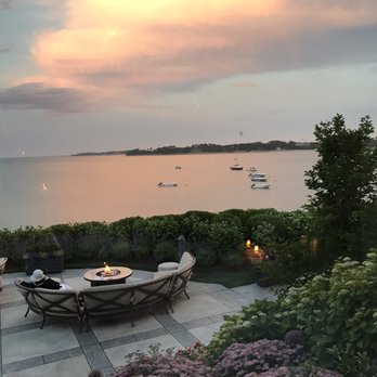 Twenty-Eight Atlantic - Sunset view from dining room window - Seafood Near Me - Harwich, Massachusetts Twenty-Eight Atlantic - Sunset view from dining room window - Seafood Near Me - Harwich, Massachusetts