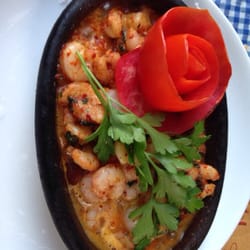 Paradise Restaurant - Shrimps-Casserole (Vorspeise) spicy!