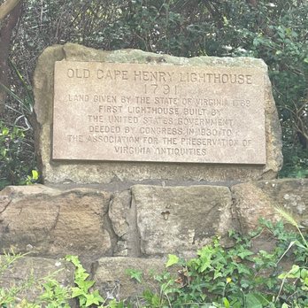 Cape Henry Lighthouse - Stone plaque - Landmarks & Historical Buildings Near Me - Fort Story, Virginia