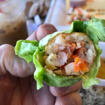Vietshack - Egg Rolls: fresh shrimp & vegetable. Wrap in lettuce & herbs. Dip in sauce & enjoy. - Vietnamese Near Me - Tempe, Arizona