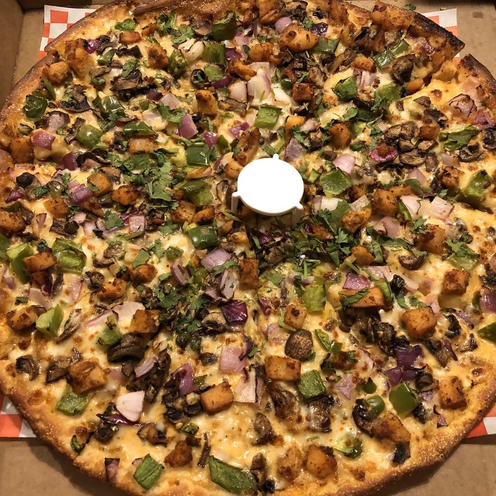 Pizza Twist - Tikka Masala Veggie Chicago Style Pizza - Pizza Near Me - Kent, Washington Pizza Twist - Tikka Masala Veggie Chicago Style Pizza - Pizza Near Me - Kent, Washington